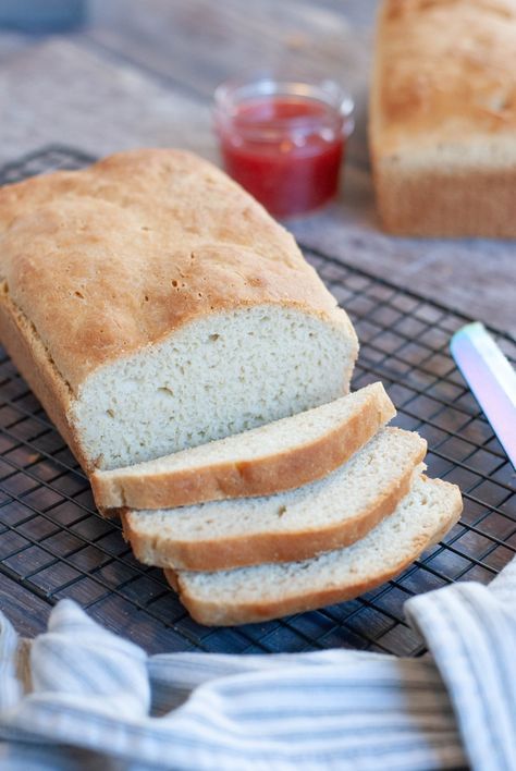 Gluten-Free Bread Recipe | Allergy Awesomeness Soft Loaf, Gluten Free Bread Recipe, Gluten Free Vegan Bread, Homemade Gluten Free Bread, Honey Wheat Bread, Sorghum Flour, Gluten Free Recipes Bread, Honey Wheat, Gf Bread