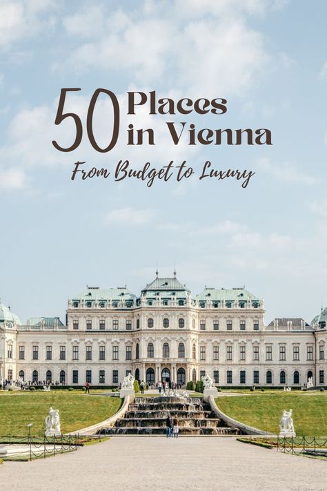 Discover Vienna's diverse attractions, from budget-friendly to luxurious, in this curated guide of 50 handpicked destinations. Explore the city's rich history, culture, and cuisine with options tailored to suit every traveler's preferences and budget.  Vienna attractions, Travel guide, Sightseeing in Vienna, Vienna landmarks, Top things to do in Vienna, Vienna travel tips, Vienna tourism, Explore Vienna, Vienna travel itinerary, Vienna must-sees, Hidden gems Vienna, Vienna city guide Vienna Must See, Must See In Vienna, Day Trip From Vienna, Vienna One Day, Vienna Sightseeing, One Day In Vienna, Vienna Travel Guide, Things To Do In Vienna, Vienna City