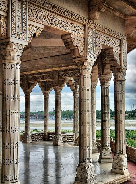 Agra - India Delhi Trip, Tac Mahal, تاج محل, Architecture Cool, Architecture Antique, India Architecture, Agra Fort, Bali Lombok, Amazing India