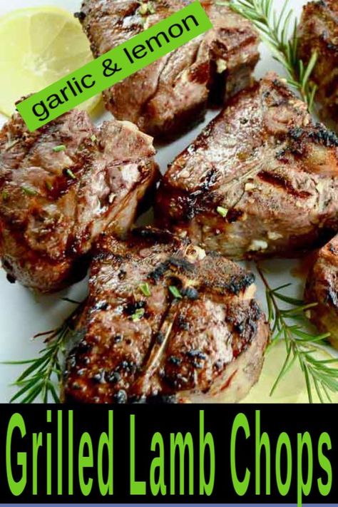 Fried Lamb Chops, Grilled Lamb Chop Recipes, Easy Lamb Recipes, Lamb Loin Chops, Lamb Loin, Grilled Lamb Chops, Lamb Chop Recipes, Lamb Ribs, Lamb Dishes