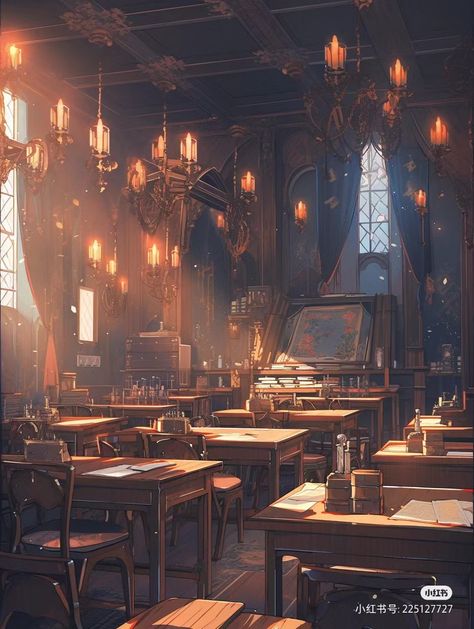 Fantasy Auction House, Fantasy Academy Building Interior, Mythical School Building, School Of Magic Aesthetic, Fantasy Academy Art, Magic Academy Art, Magical School Aesthetic, Magic Academy Aesthetic, Fantasy Schools