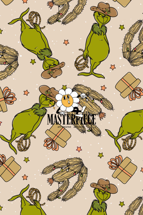 Mr Grinch, Christmas Seamless Pattern, Merry Grinchmas, Harry Potter Christmas, Fabric Printing, Grinch Christmas, Christmas Pattern, Grinch, Seamless Pattern