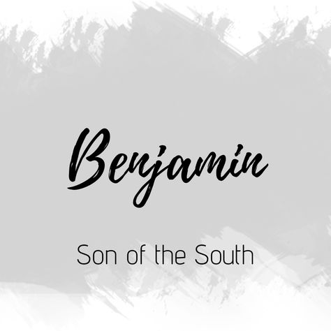 Benjamin Tattoo, Benjamin Name, Baby Name Letters, Meaningful Baby Names, Unique Boy Names, Fantasy Character Names, Name Letters, Character Names, Baby Boy Names