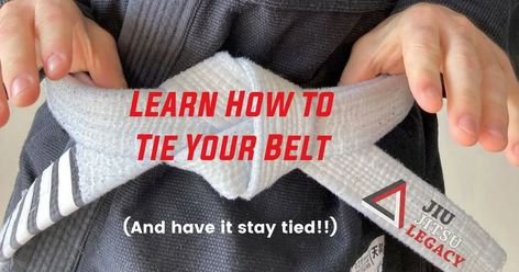 How To Tie A Gi Belt Jiu Jitsu, Jiu Jitsu Belt Display, Bjj Kimono, Belt Knots, Jiu Jitsu Belts, Best Knots, Belt Display, Bjj Belts, Belt Hanger