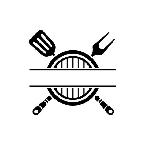 Vector de plantilla de diseño de icono d... | Premium Vector #Freepik #vector #embutidos-logo #bbq #asar #parrilla Bbq Logo, Grill Logo, Grilled Burgers, Business Diy, Laser Projects, Grill Master, Logo Restaurant, Interesting Food, Menu Restaurant