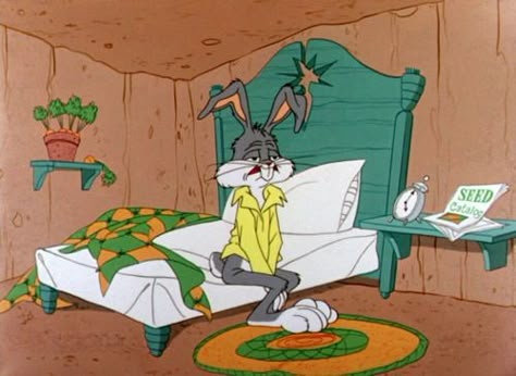 Bugs bunny bed tired Funny Good Morning Quotes, Looney Tunes Cartoons, Gym Humor, Old Cartoons, Memes Humor, Classic Cartoons, Bugs Bunny, Vintage Cartoon, Fitness Quotes