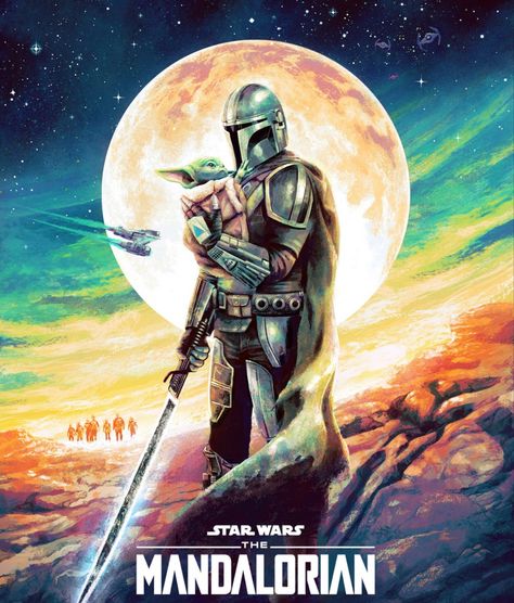 Mandalorian Art, Mandalorian Season 3, Mandalorian Poster, Start Streaming, Star Wars Love, Film Disney, Star Wars Images, Star Wars Fan Art, Geek Art