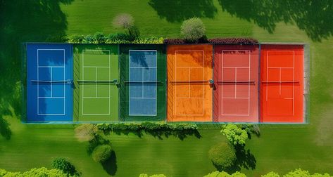 Types of Tennis Courts | In-Depth Guide for Every Surface Ken Rosewall, Tennis Court Design, Stefan Edberg, Ivan Lendl, Tennis Aesthetic, Tennis Courts, Country Names, Grand Slam, Wimbledon