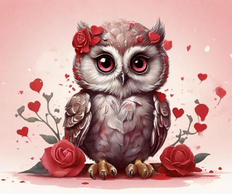 Spread the love with our enchanting Valentine Owl decor! 🦉❤️ Adorable, festive, and heartwarming, this whimsical addition is perfect for celebrating the season of love. Elevate your space with a touch of romance and charm. Hoots of joy await! 🌟🌹 #ValentineOwl #LoveDecor #WhimsicalCharm" Birds Gif, Valentine Poster, Owl Posters, Season Of Love, Bird Gif, Owl Decor, Love Posters, Owl Art, Phone Backgrounds