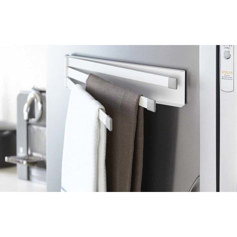 Towel Rack Decorating Ideas, Minimalist Powder Room, Wall Towel Rack, Wall Towel Racks, Recessed Toilet Paper Holder, Free Standing Towel Rack, Folding Towels, Poo Poo, Drying Rack Kitchen