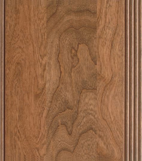 American Walnut (W) Stain on Cherry Wood | WalzCraft Stain On Cherry Wood, Cabinet Stain Colors, Stained Shiplap, Cherry Wood Stain, Cherry Wood Cabinets, Stained Trim, Special Walnut Stain, Cherry Kitchen, Cherry Stain