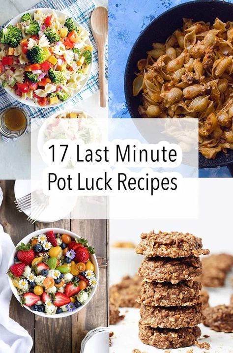 Got a potluck the next day and you just remembered? Well you're in luck because here are the best 17 Last Minute Potluck Recipe Ideas! #potluck via @runcarmyrun Last Minute Potluck Ideas, Breakfast Potluck Ideas, Crockpot Potluck, Best Potluck Dishes, Pot Luck Recipes, Healthy Potluck, Breakfast Potluck, Easy Potluck Recipes, Work Potluck