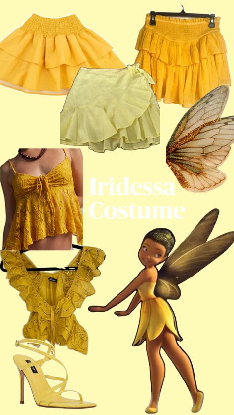 fairy costume, tinker bell, halloween, group costume inspo Iridessa Costume, Tinker Bell Halloween, Tinker Bell Fairies, Bell Costume, Halloween Group, Tinker Bell Costume, Classy Halloween Costumes, Tinkerbell And Friends, Pixie Hollow