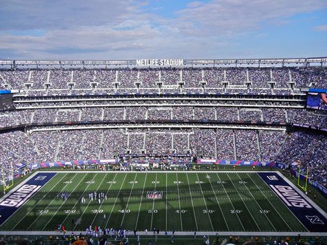 Big Blue Stadium Wallpaper, Giants Stadium, Stadium Art, Nfl Stadiums, New York Giants Football, New York Football, How Bout Them Cowboys, Metlife Stadium, Giants Football