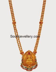 2 in 1 Antique Lakshmi Long Chain Gold Long Chain, Latest Jewellery Designs, Jewelry Necklace Simple, Temple Jewelry Necklace, Gold Temple Jewellery, Antique Gold Jewelry Indian, Jewellery Wedding, Beautiful Gold Necklaces, Gold Necklace Indian Bridal Jewelry