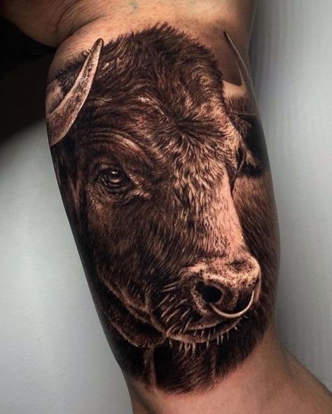 Realistic Bull Tattoo, Bull Tattoo, Bull Tattoos, Realism Tattoo, Granada, Realism, Tattoos, Quick Saves, Instagram