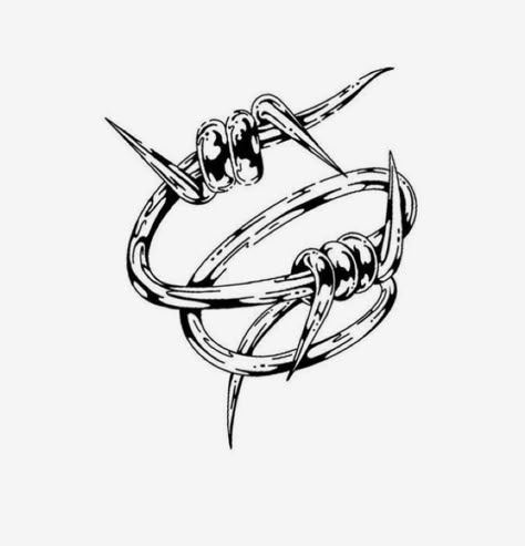 Barbed Wire Tattoos, Grunge Tattoo, Cool Small Tattoos, Tattoo Style Drawings, Tattoo Portfolio, Tattoo Art Drawings, Tattoo Flash Art, Black Ink Tattoos, American Traditional Tattoo