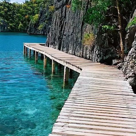 Travel Hop Explore Philippines on Instagram: "Pathway to Kayangan Lake in Coron, Palawan, Philippines" Kayangan Lake, Coron Palawan Philippines, Coron Palawan, Palawan Philippines, Coron, Palawan, Philippines, Vision Board, Lake