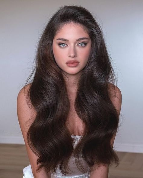 All Posts • Instagram Two Tails Hairstyle, Voluminous Long Hair, Long Hair Editorial, Russian Long Hair, Long Voluminous Hair, Long Hair Waves, Tail Hairstyle, 50 & Fabulous, Big Curls