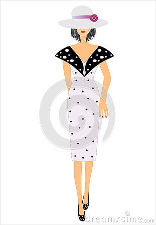 fashionable-clothes-women-beautiful-stylish-dresses-model-hat-template-design-modeling-clothes-polka-dot-print-wardrobe Dot Dress Outfit, Modeling Clothes, Fashion Education, Hat Template, Illustration Collage, Fashion Illustration Collage, Dots Dress, Fashion Design Collection, Fashionable Clothes