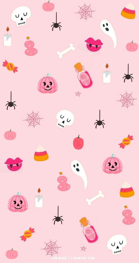 12 Cute Halloween Wallpaper Ideas : Pink Spooky Wallpaper 1 - Fab Mood | Wedding Colours, Wedding Themes, Wedding colour palettes Pink Halloween Wallpaper, Cute Halloween Wallpaper, Halloween Wallpaper Iphone Backgrounds, Iphone Pink, Cute Home Screen Wallpaper, Halloween Wallpaper Backgrounds, Halloween Wallpaper Cute, Halloween Wallpapers, Cute Fall Wallpaper