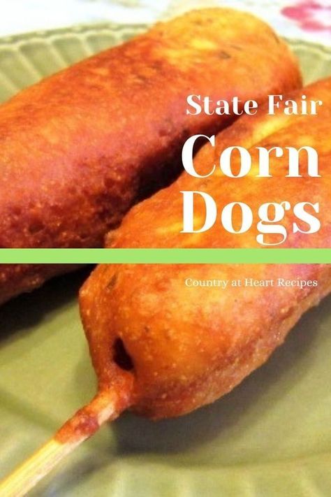 Pronto Pups Recipe, Corndog Batter Recipe, State Fair Corn Dogs, Pronto Pups, Fair Corn Dogs, Foods On A Stick, Hamburgers Recipes, Pronto Pup, Corn Dog Batter