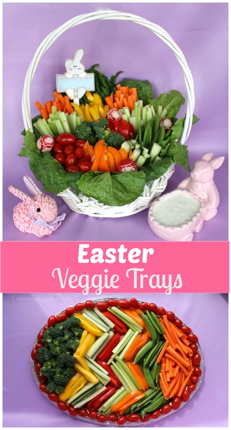 Easter Vegetables Tray, Easter Vegetables, Easter Decorating Ideas, Easter Fruit, Easter Party Food, Easter Appetizers, Easter Dishes, Easter Snacks, Easter Menu