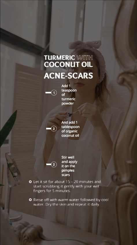 Get rid of acne or scars for teen girls ✨ Pimple Scar Removal, Lemon Facial, Glow Tips, Shower Care, Getting Rid Of Scars, Homemade Hair Treatments, Ruffles Bag, Coconut Oil For Acne, Pimple Scars