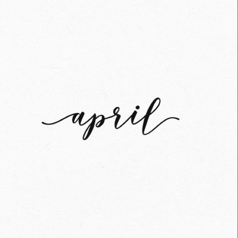 April Cursive, April Calligraphy, Calligraphy Wallpaper, App Logos, Instagram Symbols, Ipad Aesthetic, Word Fonts, Iphone Home Screen Layout, Screen Layout