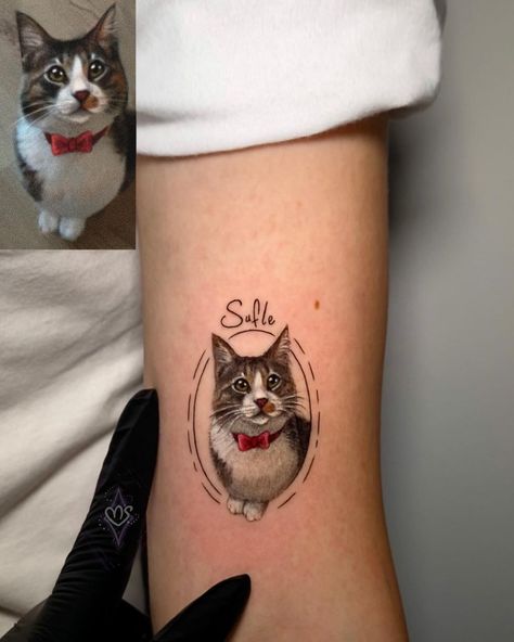 Memory Of Cat Tattoo, Pet Tattoos Cat, Cat Memorial Tattoo, In Memory Of Cat, Memories Tattoo, Cat Silhouette Tattoos, Pet Memorial Tattoo, Memorial Tattoo Designs, Infinity Symbol Tattoo