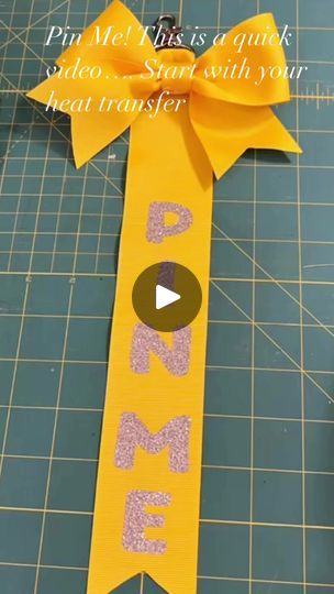 All About Cheer Pins | I did this really fast today | Facebook Pin Me Ribbon Cheer Diy, Pin Me Cheer Ribbon Tutorial, Cheer Pin Me Ribbon Diy, Pin Me Cheer Ribbon Diy, Cheer Pins Diy, Pin Me Cheer Ribbon, Cheer Pin Me Ribbon, Cheerleading Team Gifts, Cheer Pins