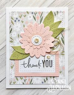 Ctmh Thank You Cards, Silhouette Cards Ideas, Cricut Thank You Cards, Stitched Flowers, Asian Cards, Silhouette Cards, Paper Lovers, Ctmh Cards, Scrapbooking Cards