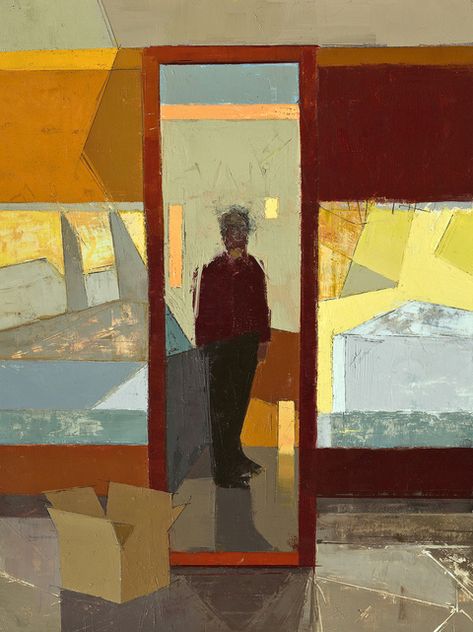 Colorist Art, Mirror Portrait, Good Paintings, Flat Painting, David Park, Peter Brown, American Painters, Personal Investigation, Visual Archive