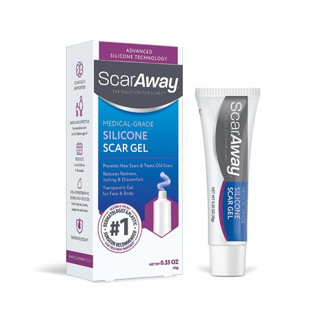 Amazon.com : ScarAway Silicone Scar Gel, Helps Improve Size, Color & Texture of Hypertrophic & Keloid Scars from Injury, Burns & Surgery, Water Resistant, 10g (0.35 Oz) : Health & Household Remove Skin Tags Naturally, Hypertrophic Scars, Scar Reduction, Medical Grade Silicone, Cosmetic Procedures, Silicone Gel, Skin Healing, Face And Body, Surgery