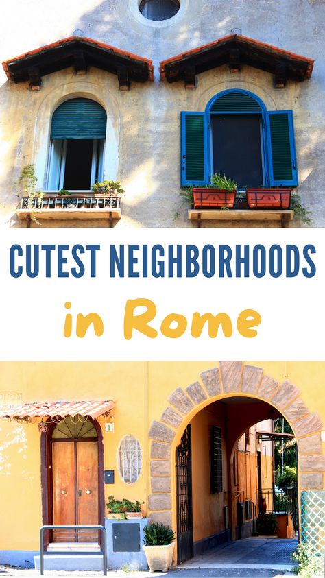 Wondering where to stay in Rome? Check out the cutest neighborhoods in the city! | Best place to stay in Rome | Rome neighborhoods | Prati Rome | Garbatella | Monti Rome | Best area in Rome | Tips for visiting Rome | Districts of Rome via @travelconnectexperience Prati Neighborhood Rome, Monti Rome Italy, Rome Neighborhoods, Where To Stay In Rome, Italy Cruise, Rome Tips, Free Things To Do In Rome, Rome In A Day, Rome Winter