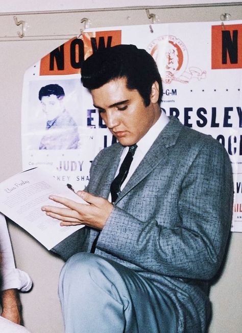 (99+) goldenageestate on Tumblr Elvis Presley 1950s, Elvis Presley Performing, 70s Elvis, King Elvis Presley, Young Elvis, Newspaper Cover, Elvis And Priscilla, Cant Help Falling In Love, Lisa Marie Presley