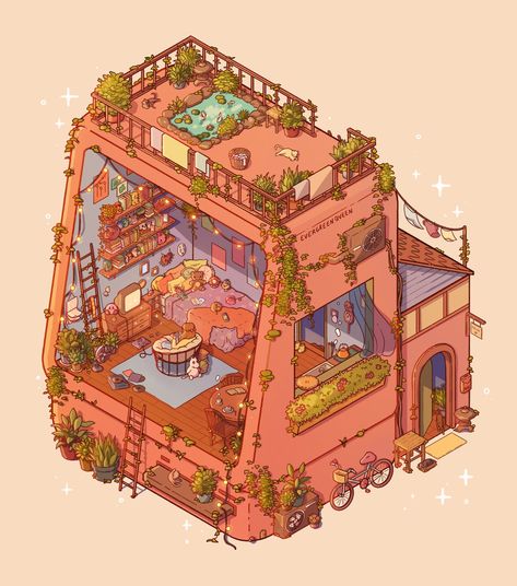 brittnie on Twitter: "First isometric room vs most recent isometric room ✨… " 심플한 그림, الفن الرقمي, Art Kawaii, Isometric Art, Isometric Illustration, Japon Illustration, House Drawing, Dessin Adorable, 판타지 아트