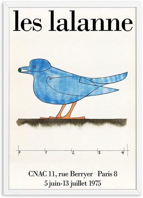 Les Lalanne 1975 mid-century posters and prints, retro wall art, blue bird home frameless decorative canvas painting A1 50x75cm : Amazon.ca: Home Les Lalanne Poster, Les Lalanne, Small Downstairs Toilet, Bird Home, Decorative Canvas, Downstairs Toilet, Bird Poster, Wall Art Blue, Inkjet Printing