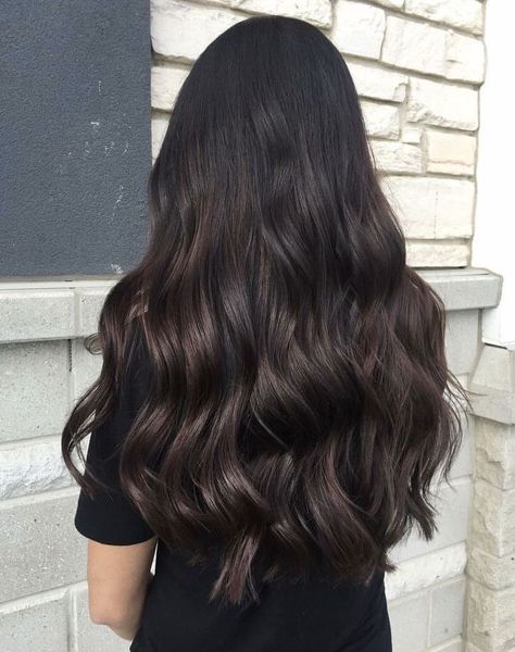 Glossy Brunette, Dark Hair Color Ideas, Espresso Hair Color, Dark Hair Color, Medium Brunette Hair, Brown Hair Inspiration, Rambut Brunette, Bombshell Hair, Brown Hair Inspo