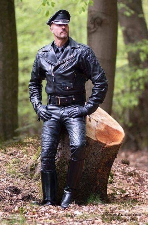 Bear Leather, Mens Leather Clothing, Biker Leather Jacket, Mens Leather Pants, Leather Gear, Men's Leather Jacket, Leather Wear, Motorcycle Leather, Biker Leather