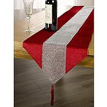 Fancy Table, Modern Table Runners, Table Runner Diy, Tafel Decor, Christmas Runner, Red Table, Table Runner Pattern, Table Runner And Placemats, Lace Table