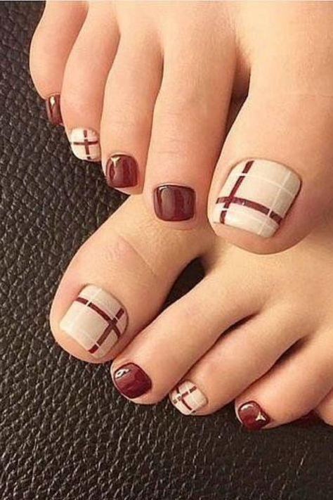 These cute toe nails designs are TOO good. Looking for Toe Nail Designs! Whether you want cute or simple toe nails designs, we've got it ALL Thanksgiving Toe Nail Designs, November Toe Nails Designs, Fall Nails And Toe Nails, Brown Pedicure Ideas Toenails, Burgundy Pedicure Toenails, Halloween Nails Easy Diy, Fall Toenail Colors 2023, November Toe Nails, Pedicure Fall 2024