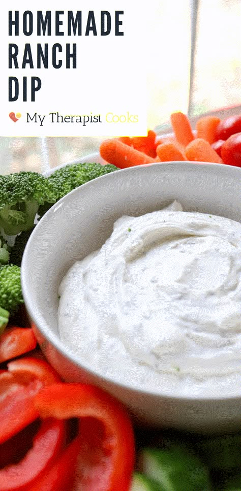 How to make homemade ranch dip from scratch! This easy ranch dip with no packet has a great dill flavor and uses sour cream for extra tangy flavor. This is a gluten free appetizer dip that uses dried spices for no chopping or mess. | Homemade Ranch Dip With Sour Cream | Homemade Ranch Dip for Veggies | Sour Cream And Ranch Packet Dip, Best Ranch Dip For Veggies, Ranch Packet Dip, Ranch Dip For Chips, Ranch Dill Dip, Ranch Dip Recipe Sour Cream, Ranch Dip For Veggies, Dill Ranch Dip, Ranch Vegetable Dip