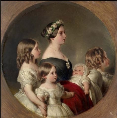 Royal Baby Names: Queen Victoria’s ultimate British sibset – Baby Name Blog - Nameberry Victoria's Children, Queen Victoria Children, Franz Xaver Winterhalter, Young Queen Victoria, Era Victoria, Queen Victoria Family, Queen Victoria Prince Albert, England History, Victoria Reign