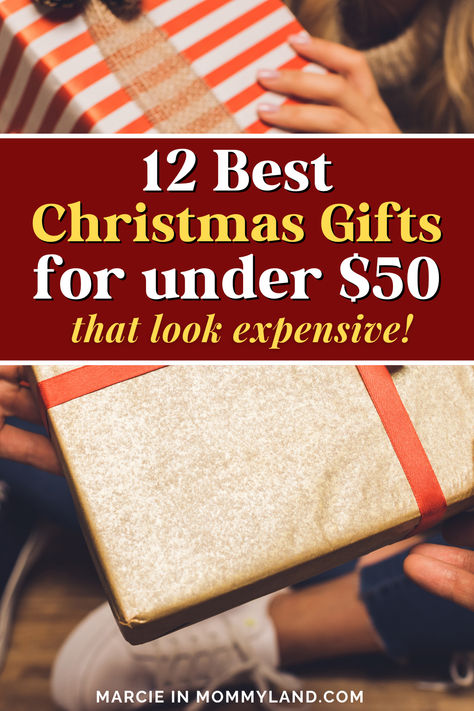 🎄✨ Looking for the perfect Christmas gifts that won't break the bank? Check out our list of 12 affordable Christmas gifts under $50 that look way more expensive than they are! From the best Secret Santa gifts to cool tech gadgets, we've got general gift ideas for everyone on your list. Whether you're shopping for gifts for your boss, searching for the ideal gift guide for him, or need stylish home styling pieces, these picks are sure to impress. General Christmas Gift Ideas, Best Gifts For $50, Best Secret Santa Gifts For $20, $50 Gift Ideas For Women, Gifts Under 50 For Her, Gifts Under $50, Corporate Xmas Gift Ideas, Boss Christmas Gift Ideas, Best Gifts Under 50