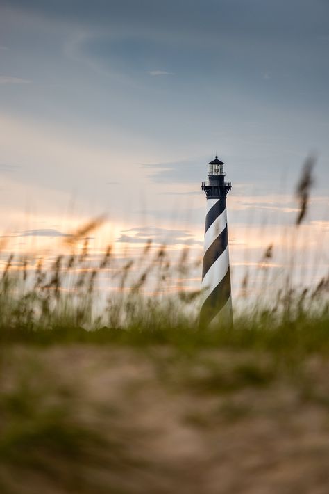 North Carolina Lighthouses, Cape Hatteras Lighthouse, Hatteras Lighthouse, Lighthouse Photos, Lighthouse Pictures, Cape Hatteras, Outer Banks Nc, Old Churches, Gps Coordinates