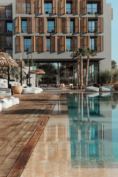 Georg Roske | OKU HOTEL – Ibiza Casa Cook Hotel, Cavo Tagoo Mykonos, Boutique Hotels Design, Hotel Facade, Casa Cook, Hotel Exterior, Hotel Architecture, Hotel Interior Design, Hotel Project