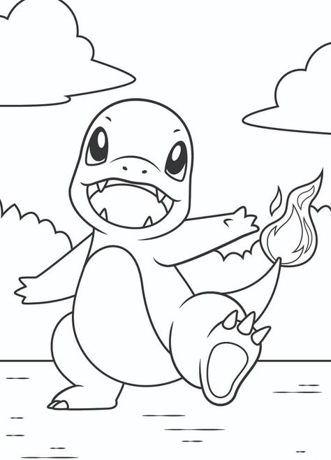 funny charmander coloring pages, this picture taken from Cartoon Coloring Pages blogs #coloring #coloringpages #printable Coloring Pokemon, Charmander Art, Bulbasaur Pokemon, Transformers Coloring Pages, Fire Type Pokémon, Sailor Moon Coloring Pages, Monster Truck Coloring Pages, Moon Coloring Pages, Pokemon Charmander