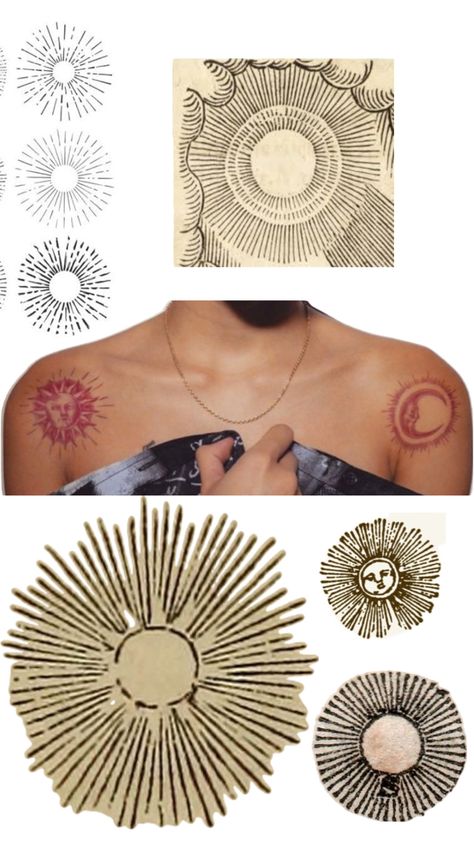 Starburst Tattoo, Aa Tattoos, Sun Tattoo, Tatting, Sun, Tattoos