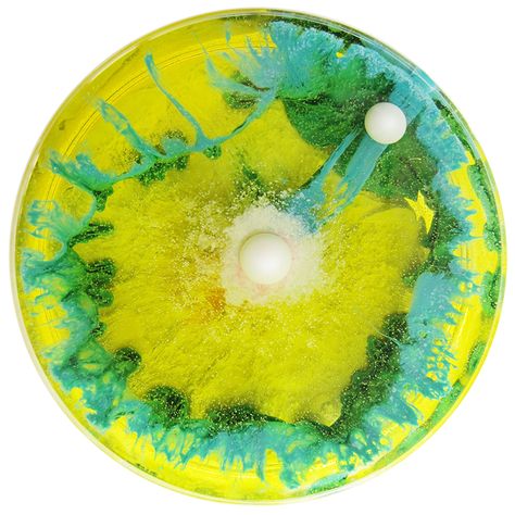 Bacteria Art, Petri Dish Art, Klari Reis, Mold Art, Dish Art, Petri Dishes, Petri Dish, Collage Illustration, Super Duper